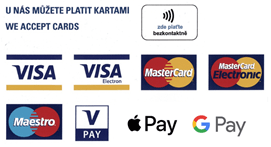 Akceptujeme platebn karty - we accept cards