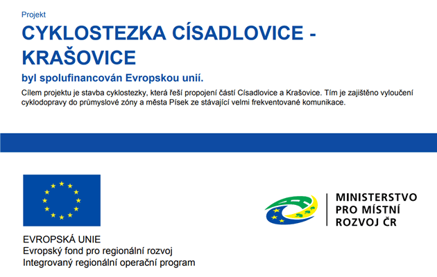 Stavba cyklostezky Csadlovice - Kraovice